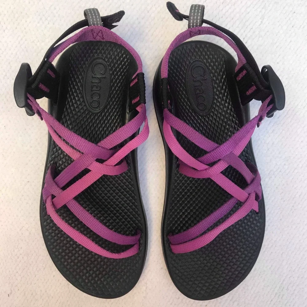 Chaco Kids Purple Strappy Sport Sandals